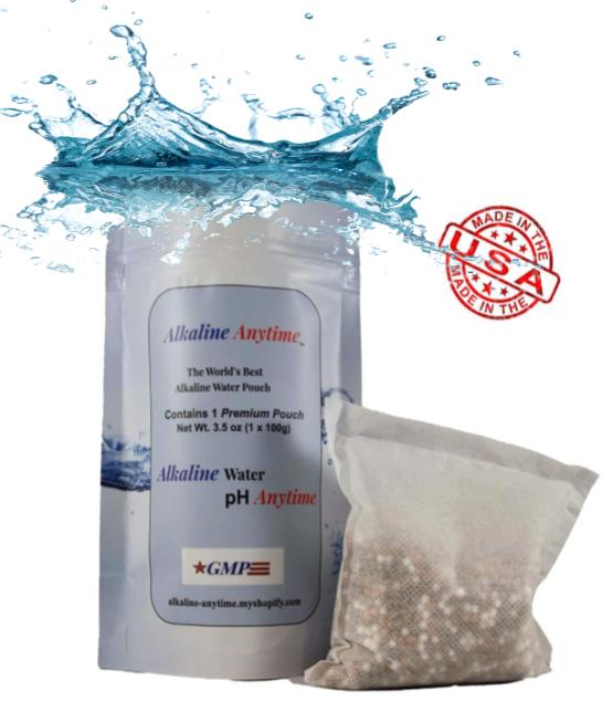 Alkaline Anytime Filter Bundle: Weltbestes alkalisches Wasser - 3 Packungen mit 30 g und 3 Packungen mit 100 g, passen in jeden Behälter -9,5 pH + ionisierte Elektrolyte