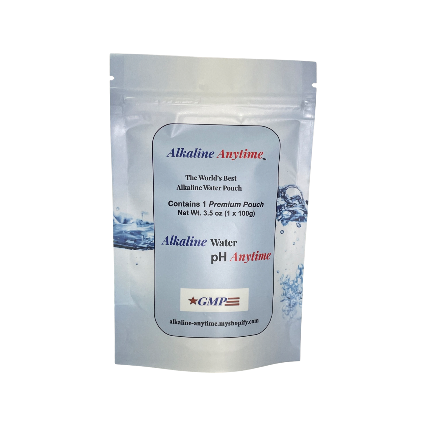 Alkaline Anytime 100 Gramm Premium Große Wasserfilterbeutel für alkalisches Wasser