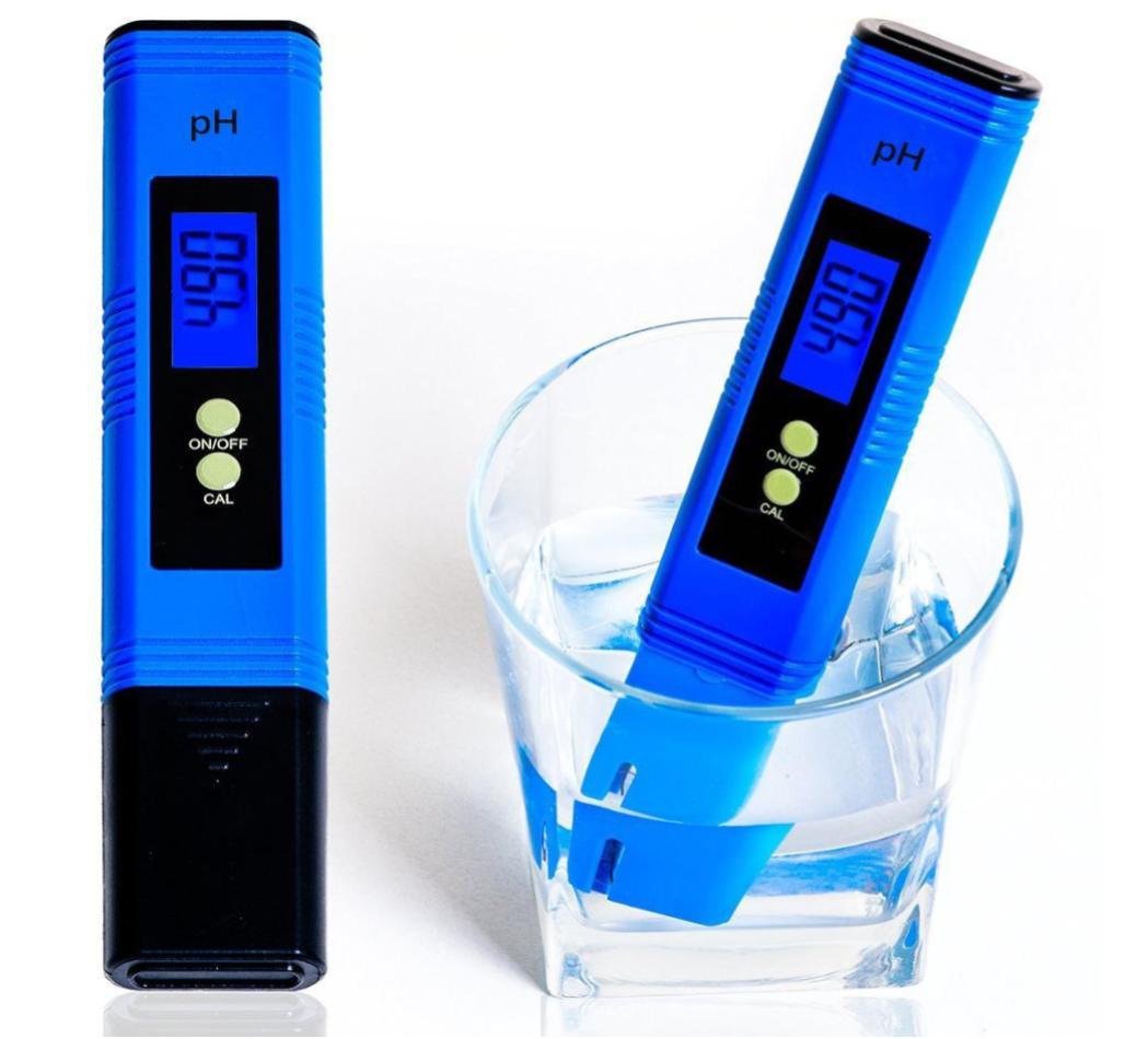Digitales PH-Messgerät und PH-Wassertester, Stifttester für pH-Wasser, Trinkwasser, Wasserflaschen, Wasserkrüge, Schwimmbäder, Aquarien und Hydroponik.