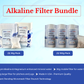 Alkaline Anytime Filter Bundle: Weltbestes alkalisches Wasser - 3 Packungen mit 30 g und 3 Packungen mit 100 g, passen in jeden Behälter -9,5 pH + ionisierte Elektrolyte